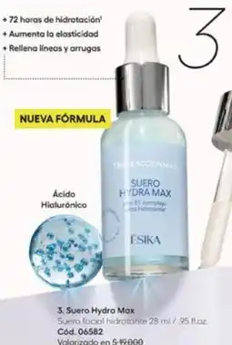 Ésika Suero hydra max oferta