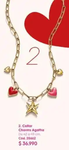 Ésika Collar charns agatha oferta