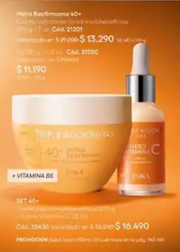 Ésika 120 - hidratant 40+ oferta