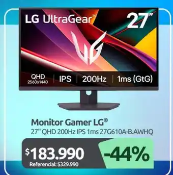 Lg - monitor gamer