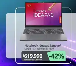 PC Factory Lenovo - notebook ideapad oferta