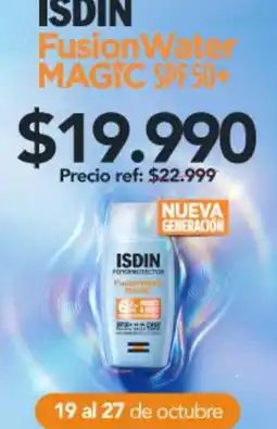 Salcobrand Isdin - fusion water magic spf 50+ oferta