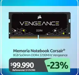 PC Factory Corsair - memoria notebook oferta