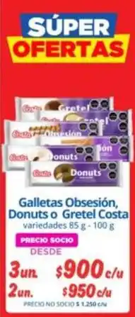 Alvi Costa - galletas obsación, donuts o gretel oferta