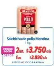 Alvi Montina - salchicha de pollo oferta