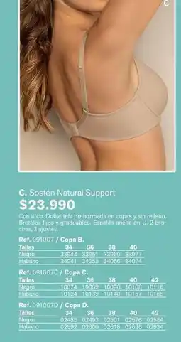 Leonisa Sosten natural support oferta