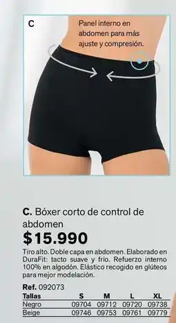 Leonisa Control - boxer corto de de adomen oferta