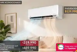Constructor Sodimac Midea - acondicionado split oferta