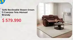 Constructor Sodimac Sofá Reclinable Rosen Orson oferta