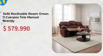 Sofá Reclinable Rosen Orson