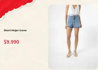 Short Mujer Icono