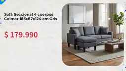 Constructor Sodimac Sofá Seccional 4 cuerpos oferta