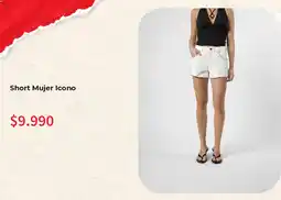 Abc Short Mujer Icono oferta
