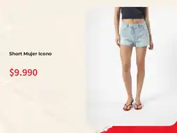 Abc Short Mujer Icono oferta