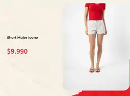 Abc Short Mujer Icono oferta