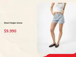Abc Short Mujer Icono oferta