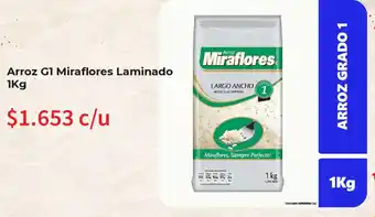 Arroz G1 Miraflores Laminado