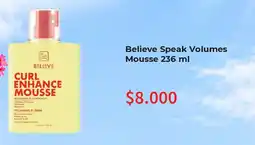 Maicao Believe Speak Volumes Mousse oferta