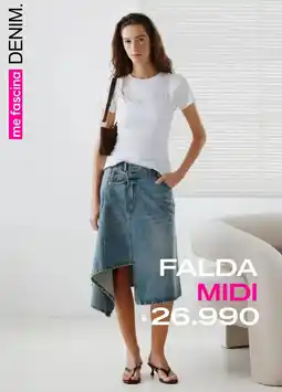 Ripley Falda Midi oferta