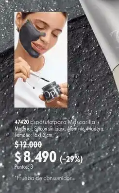 Oriflame 47420 espatulatorar mascarilla oferta