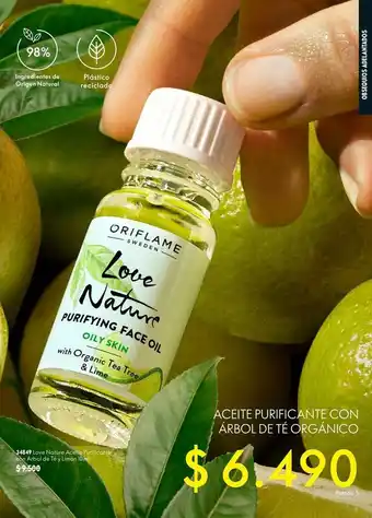 Aceite purificante con arbol de te organico