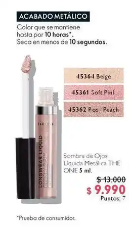 Oriflame Soft - sombra de ojos líquida metálica oferta
