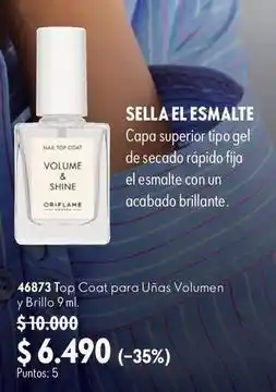 Oriflame Superior - sella el esmalte oferta