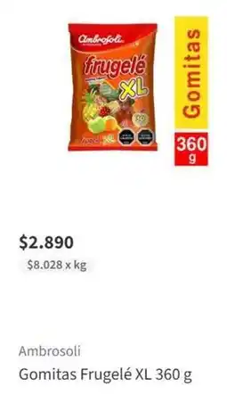 Santa Isabel Ambrosoli - gomitas frugele xl oferta