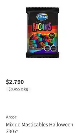 Santa Isabel Arcor - mix de masticables halloween oferta