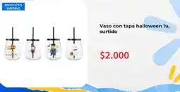 Lider Vaso con tapa halloween lu, surtido oferta