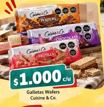 Galletas Wafers Cuisine & Co.