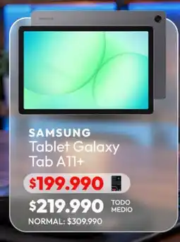 Abc Samsung - tablet galaxy tab a11+ oferta