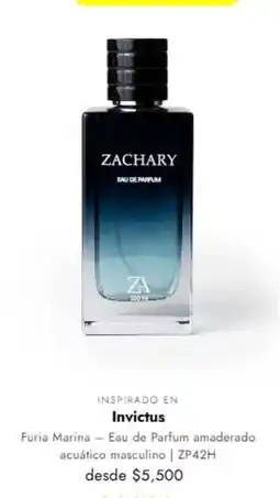 Zachary Perfumes Invictus oferta