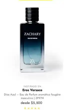 Zachary Perfumes Eros - versace oferta