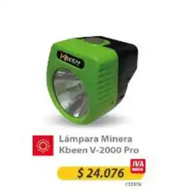 Küpfer Lámpara minera kbeen v-2000 pro oferta