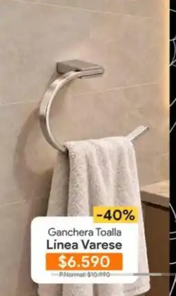 Stretto Ganchera toalla linea varese oferta