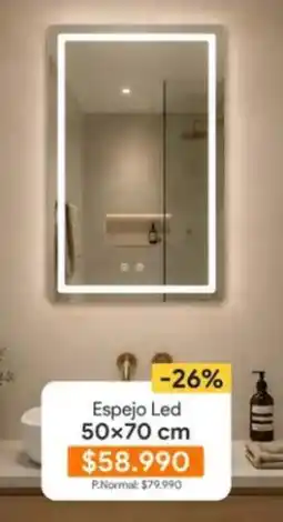 Stretto Espejo led oferta