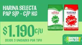 Pap - harina selecta