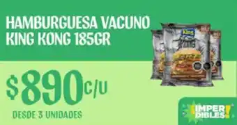 King kong - hamburguesa vacuno