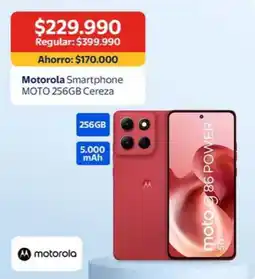 Lider Express Motorola - smartphone moto 256gb cereza oferta