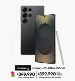 Linio Samsung - galaxy s25 ultra 256gb oferta