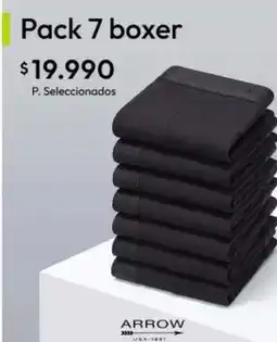 Linio Arrow - pack 7 boxer oferta