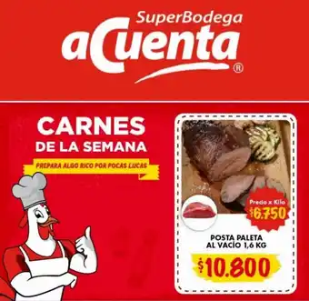 Super Bodega a Cuenta Posta Paleta Al Vacio 1.6kg oferta