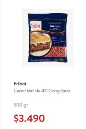 Lider Friboi Carne Molida 4% Congelado 500gr oferta