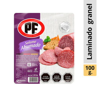 Unimarc Salame ahumado PF laminado granel 100 g oferta