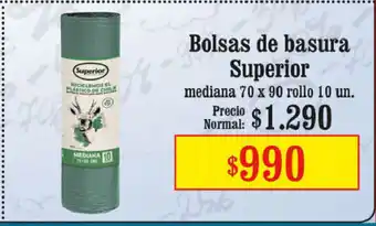 Unimarc Bolsas de basura Superior oferta