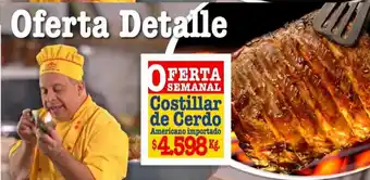 Doña Carne Costillar de Cerdo Americano Importado oferta