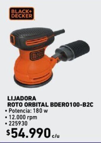 Construmart Black+Decker Lijadora Roto Orbital BDERO100-B2C oferta