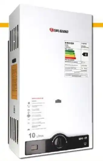 Construmart Splendid Calefón 10L oferta