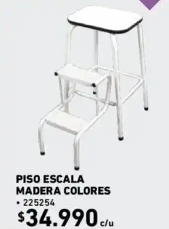 Construmart Piso Escala MAdera Colores oferta